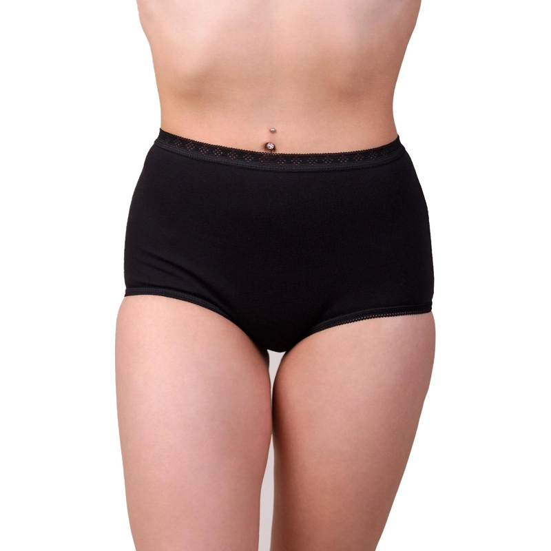 PACK X2 CALZONES MUJER BAZIANI ALGODÓN TIRO ALTO 20518 - 6