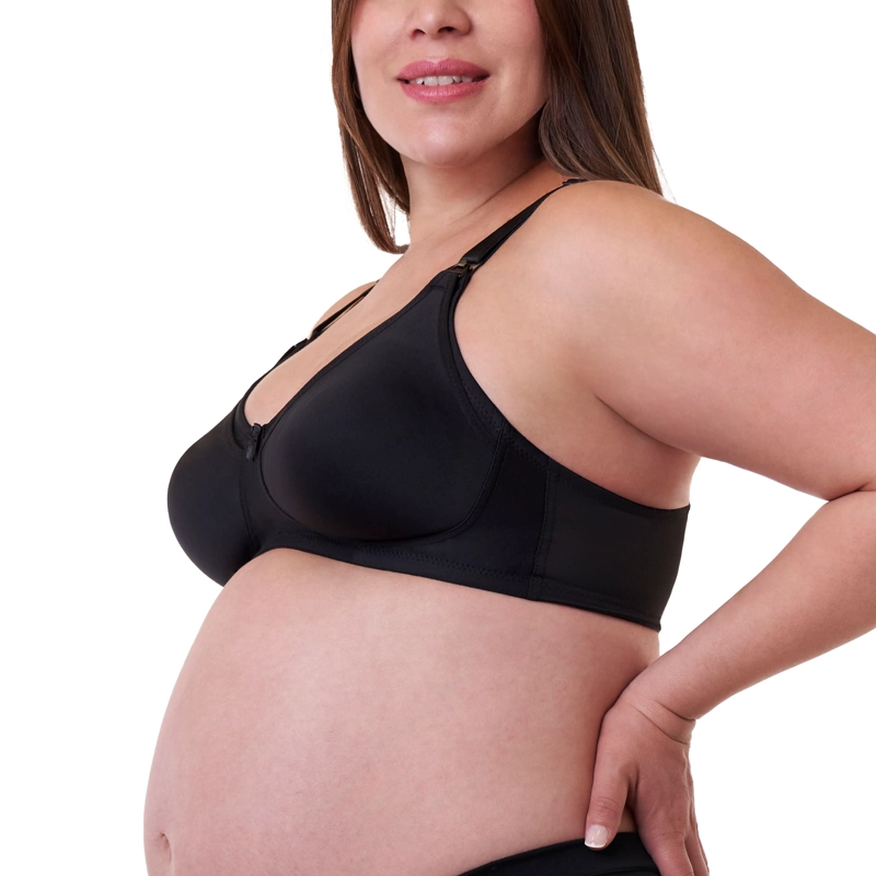 SOSTE N MATERNAL BAZIANI 3405 PREHORMADO BEIGE BLANCO Y NEGRO - 4