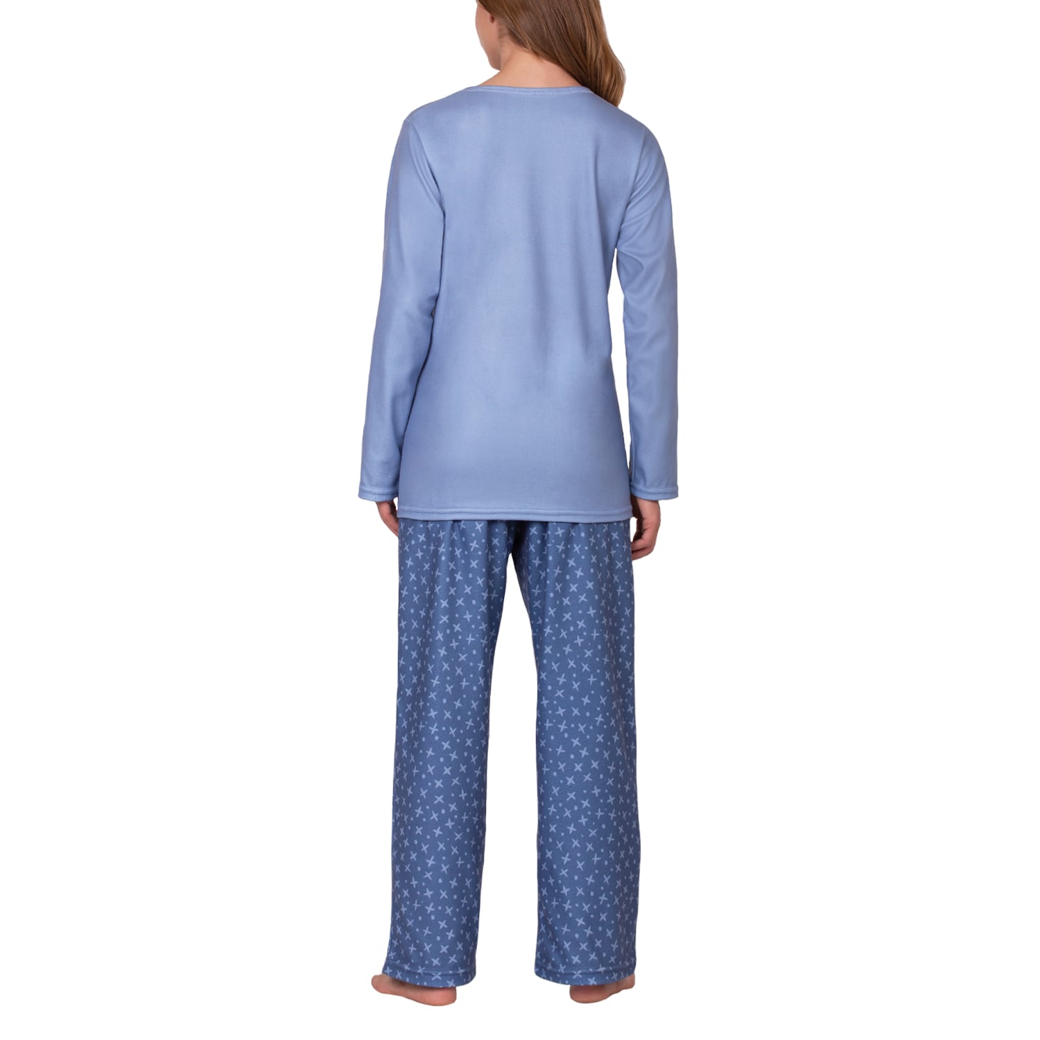 PIJAMA MICROPOLAR HAPPY MUJER 8679 - 3