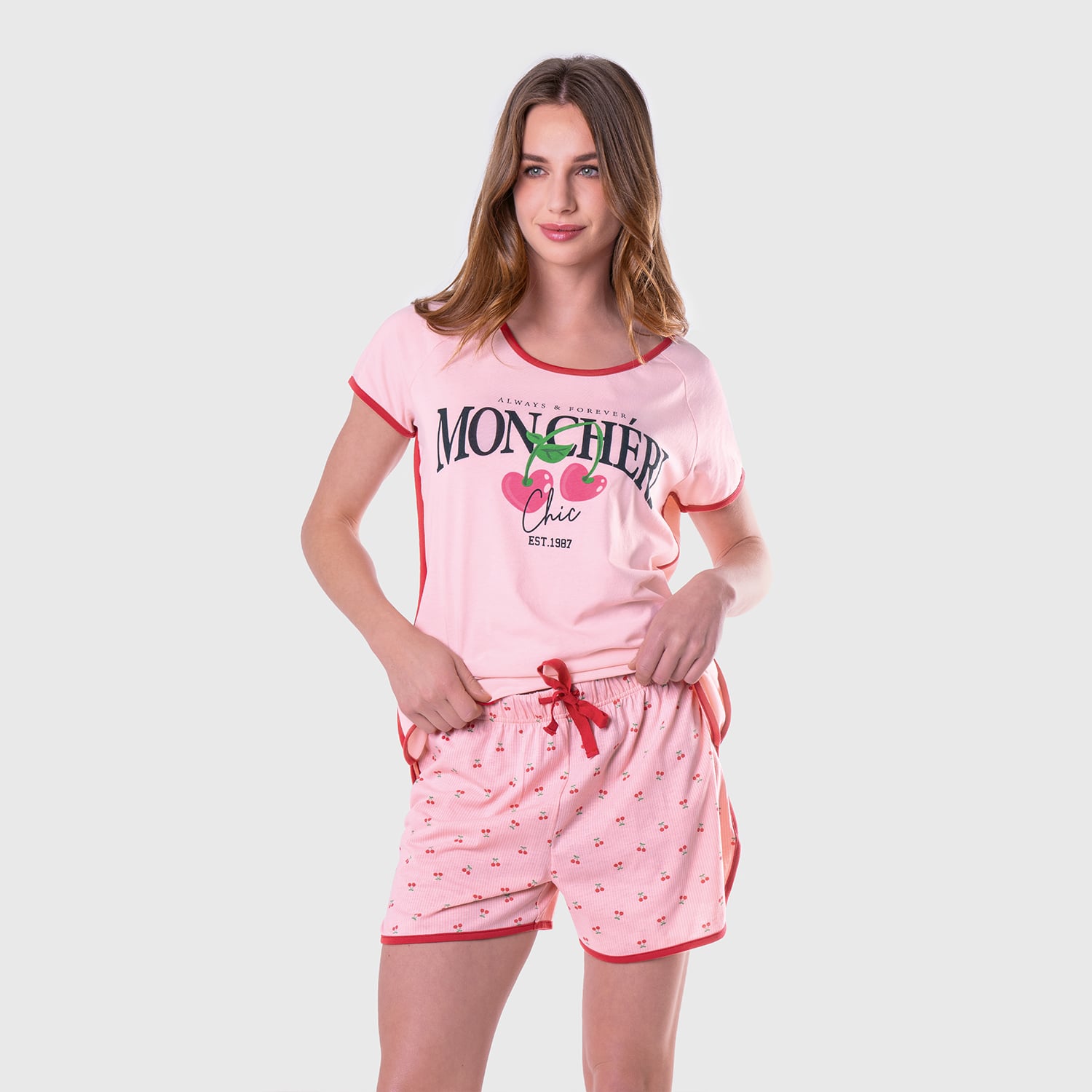 PIJAMA CORTO MUJER 8693 - 1