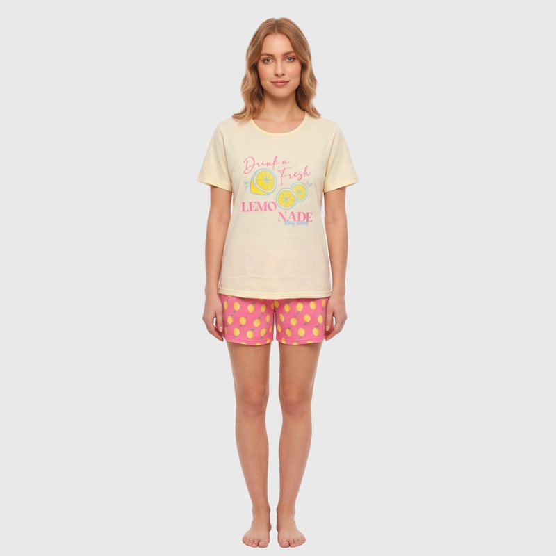 PIJAMA MUJER LEMON 8719 - 2