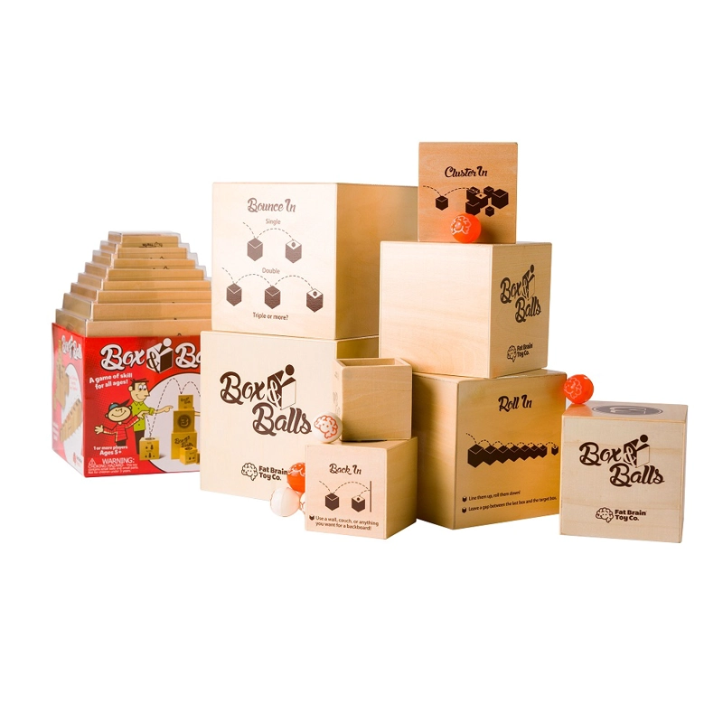 JUEGO DE MESA CREATIVO E INTERACTIVO FATBRAIN TOYS BOX N BALLS - 1
