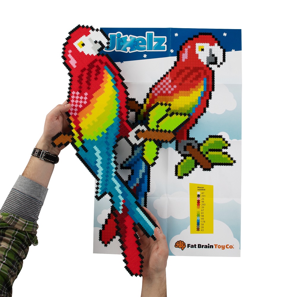 PUZLE DE PIXELES FATBRAIN TOYS JIXEZL 1500 PC SET - EN EL AIRE - 2