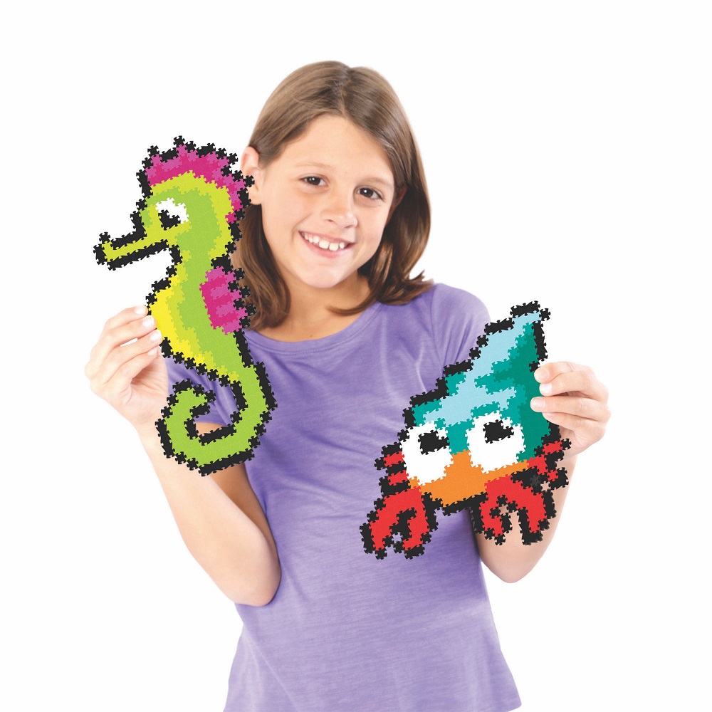 PUZLE DE PIXELES FATBRAIN TOYS JIXELZ 700 PC SET - AMIGOS DEL MAR