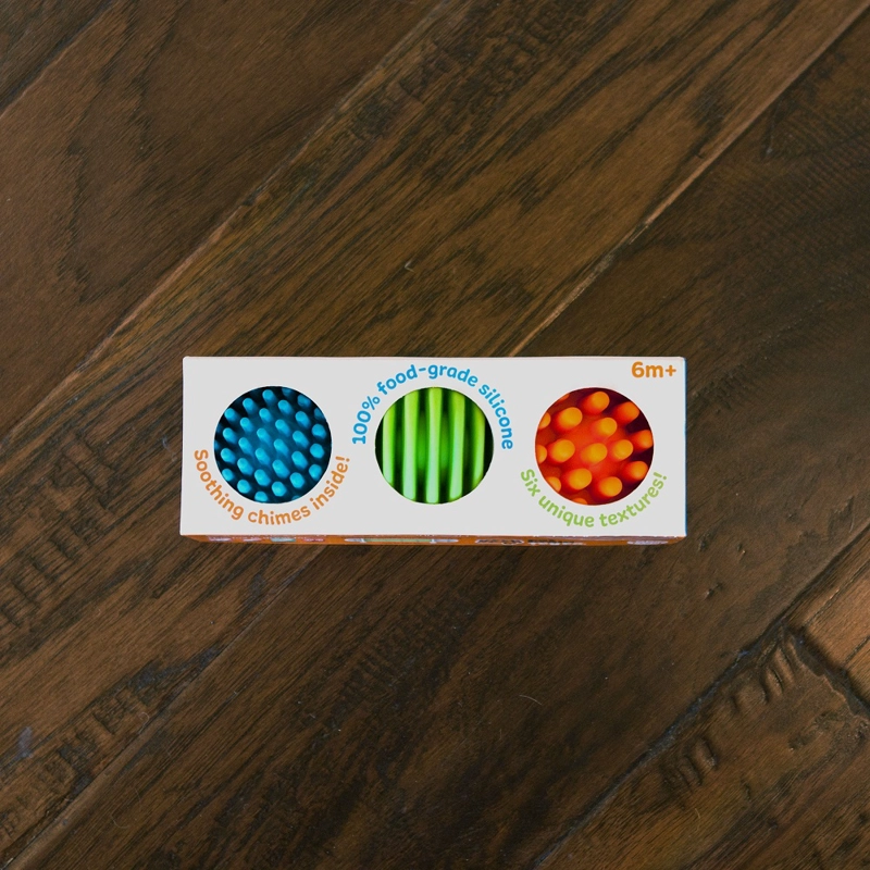 JUGUETE INTERACTIVO FATBRAIN TOYS SENSORY ROLLERS PELOTAS SENSORIALES - 4
