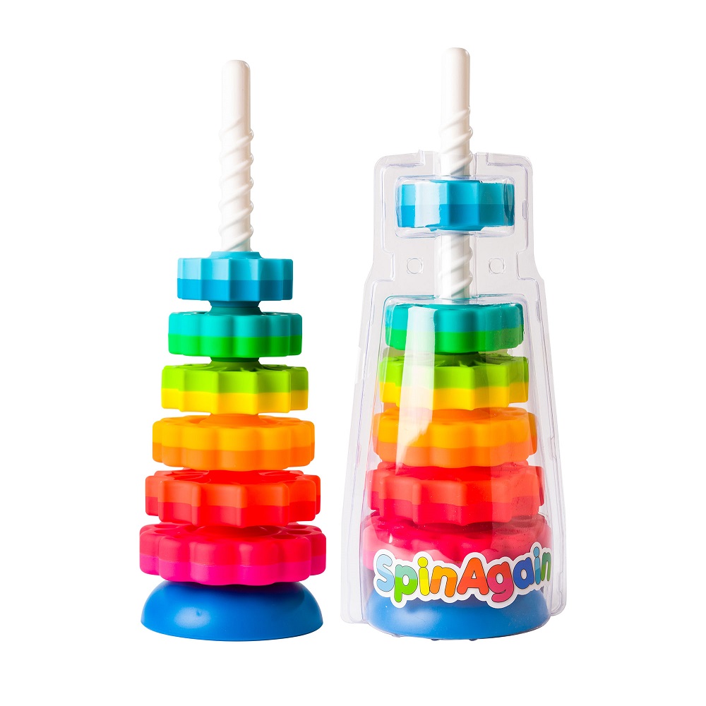 JUEGO CONSTRUCCIÓN FATBRAIN TOYS SPINAGAIN SENSORIAL BEBÉS - 3