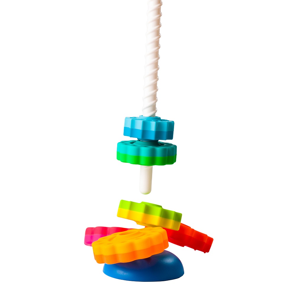 JUEGO CONSTRUCCIÓN FATBRAIN TOYS SPINAGAIN SENSORIAL BEBÉS - 4