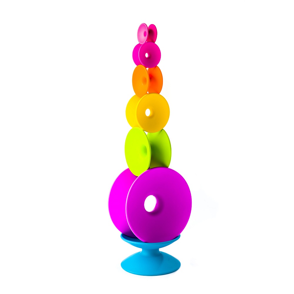 JUEGO CONSTRUCCIÓN FATBRAIN TOYS SPOOLZ Y EQUILIBRIO BEBES - 1