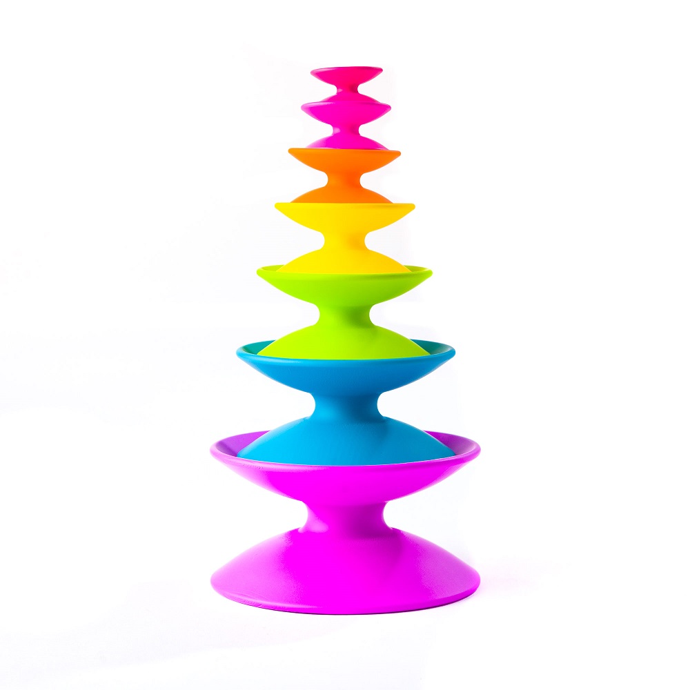 JUEGO CONSTRUCCIÓN FATBRAIN TOYS SPOOLZ Y EQUILIBRIO BEBES - 3