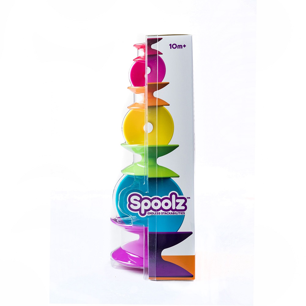 JUEGO CONSTRUCCIÓN FATBRAIN TOYS SPOOLZ Y EQUILIBRIO BEBES - 4