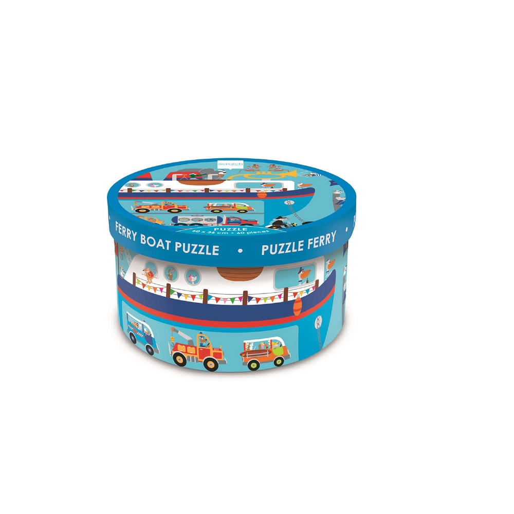 PUZZLE SCRATCH EUROPE 60 PCS FERRY - 4