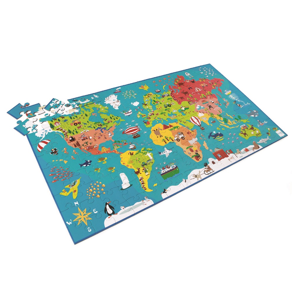 PUZZLE SCRATCH EUROPE MAPA DEL MUNDO - 2