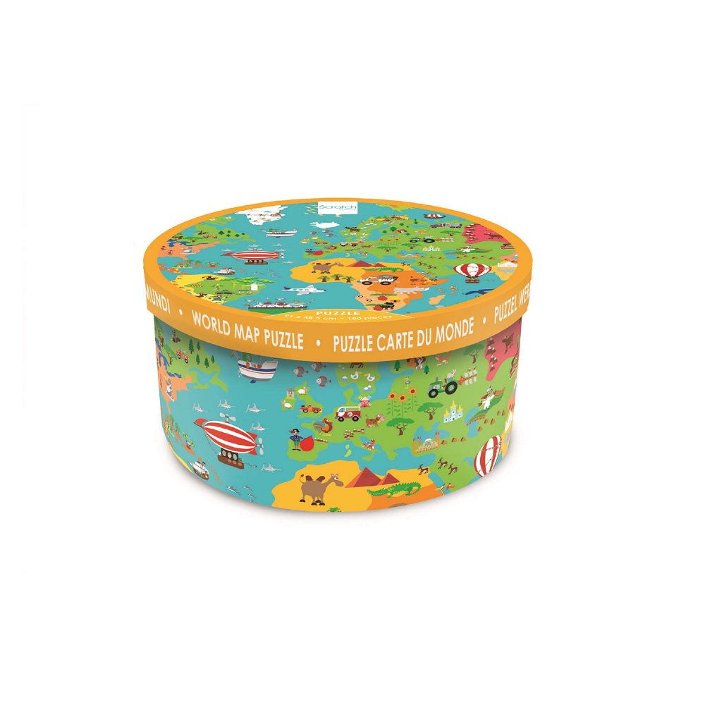 PUZZLE SCRATCH EUROPE MAPA DEL MUNDO - 4