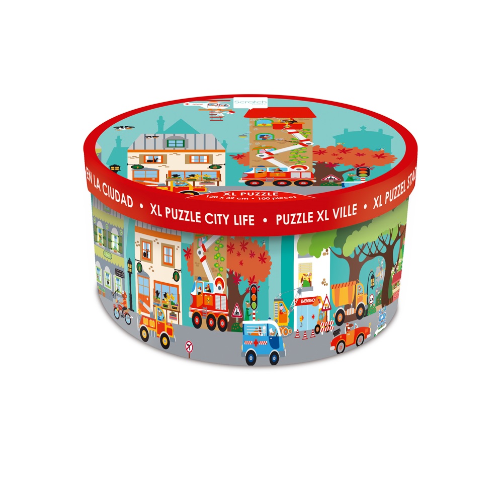 PUZLE SCRATCH EUROPE DE PISO CIUDAD 100PCS - 4