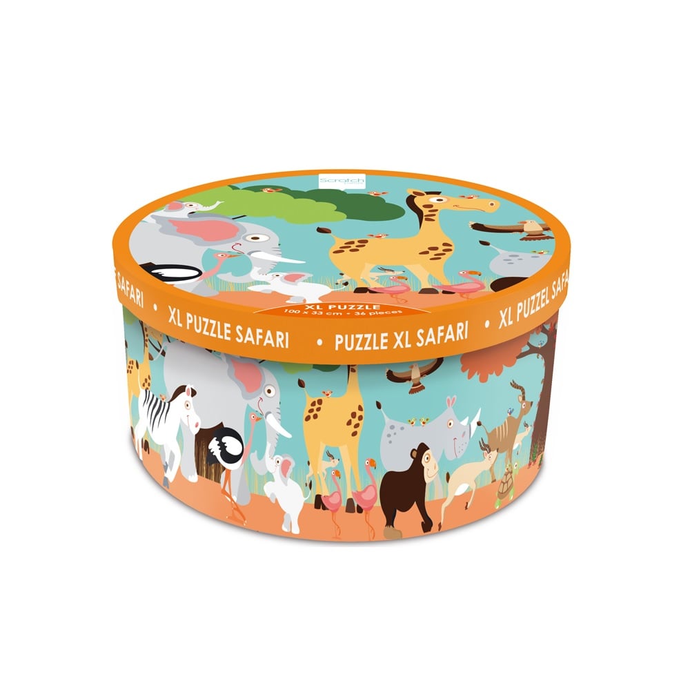 PUZLE SCRATCH EUROPE DE PISO SAFARI 36PCS - 4