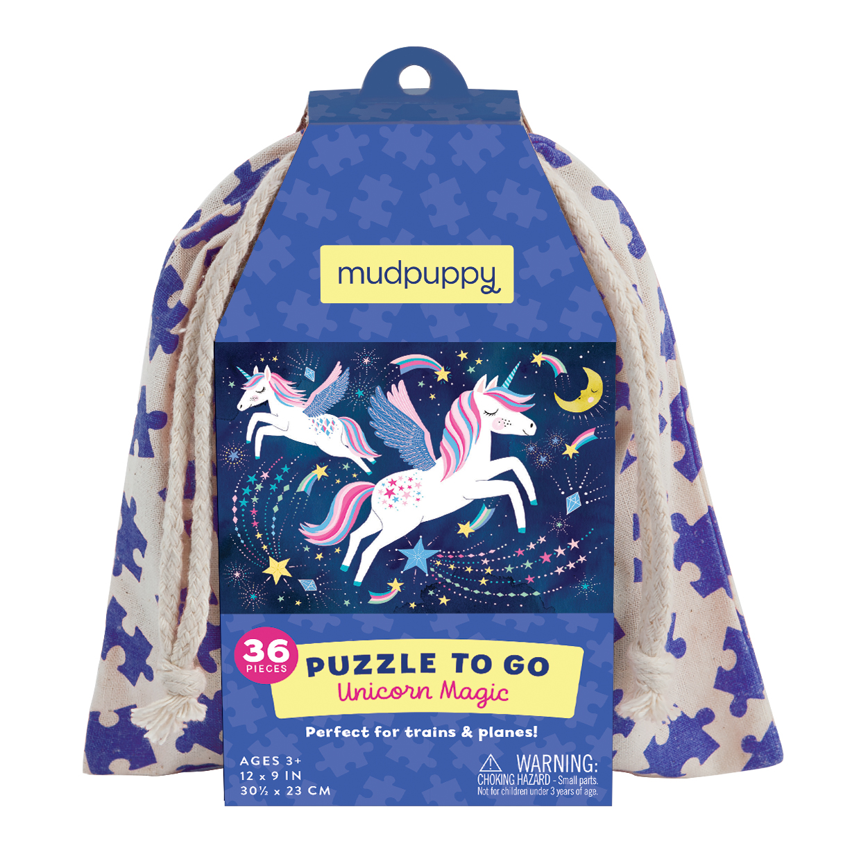 PUZZLE EN BOLSO MUDPUPPY UNICORNIOS MÁGICOS - 2