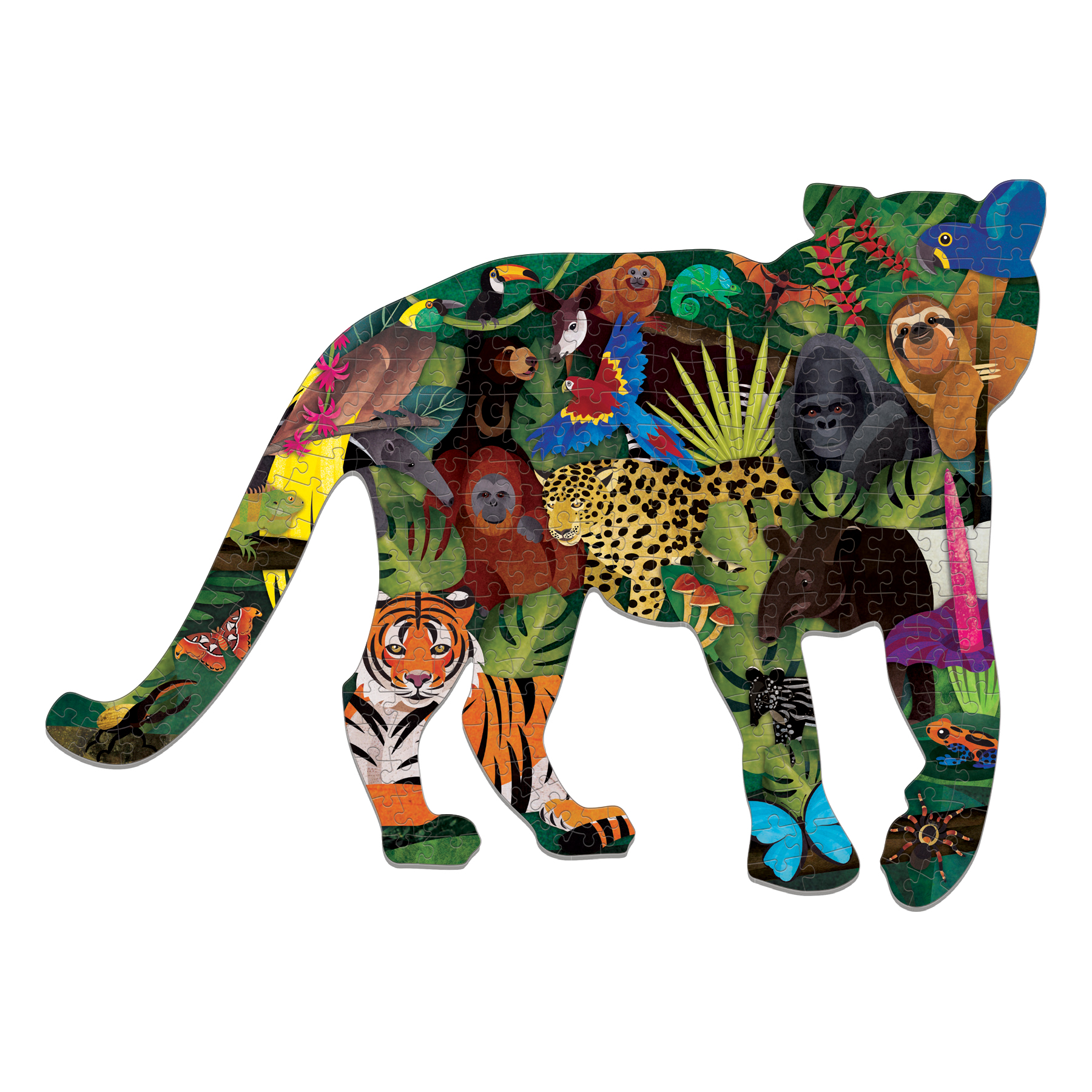 PUZZLE MUDPUPPY 300PCS CON FORMA SELVA - 1
