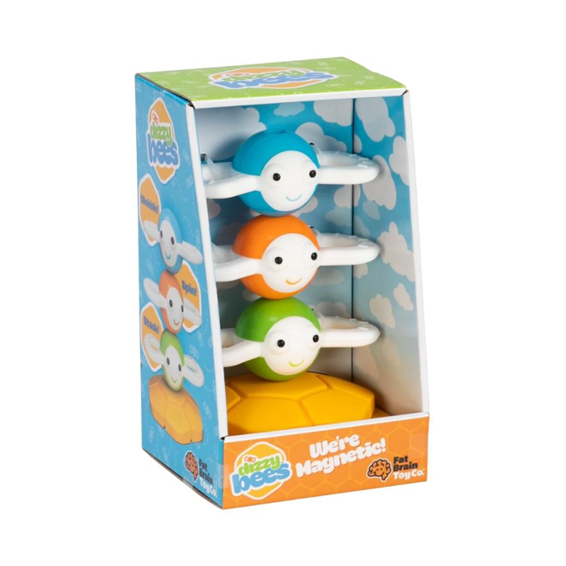 JUEGO INTERACTIVO FATBRAIN TOYS DIZZY BEES MORDEDOR APILABLE CON IMAN - 4