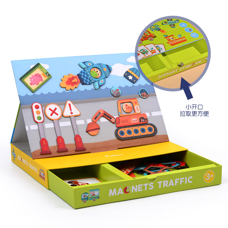 JUEGO TRANSPORTE MIDEER MAGNÉTICO - 2