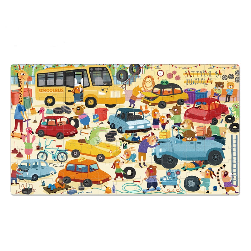 PUZZLE MIDEER MALETA MI GARAGE 104PCS - 1