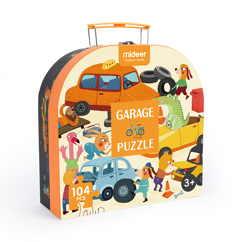 PUZZLE MIDEER MALETA MI GARAGE 104PCS - 3