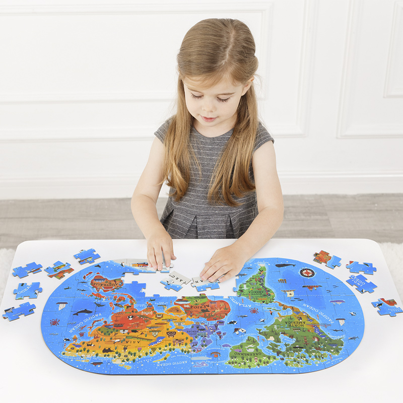 PUZZLE MALETA MI MUNDO 100PCS - 2