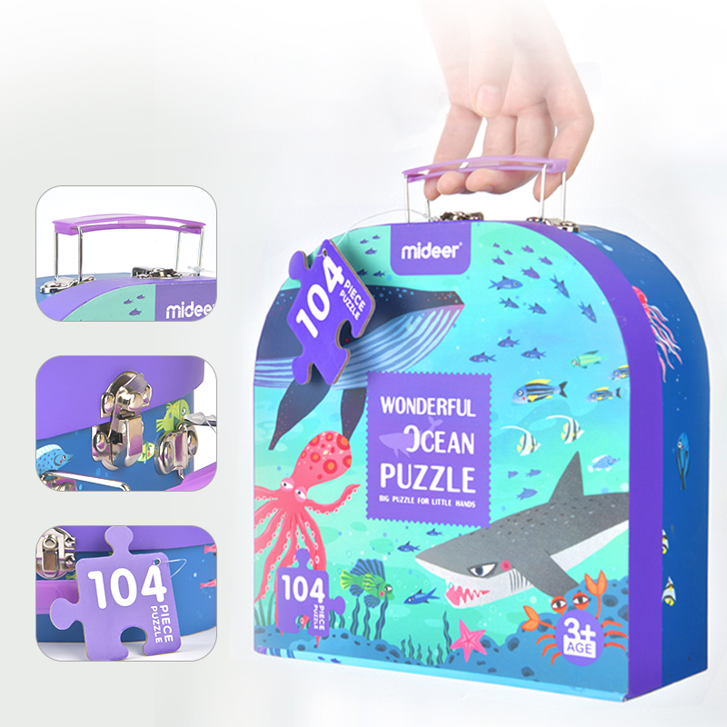 PUZZLE MALETA OCEANO 104PCS - 3