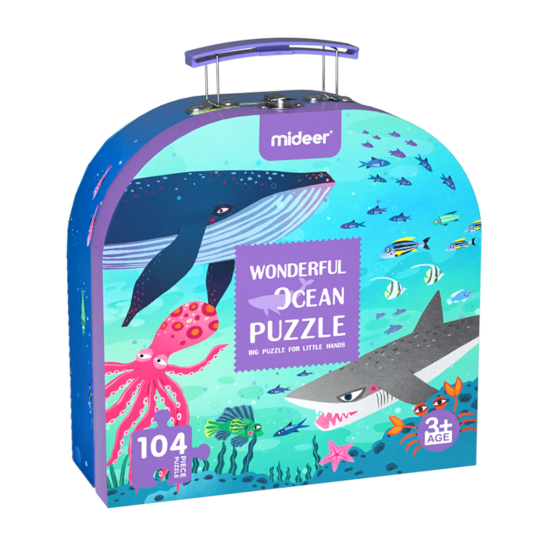 PUZZLE MALETA OCEANO 104PCS - 4