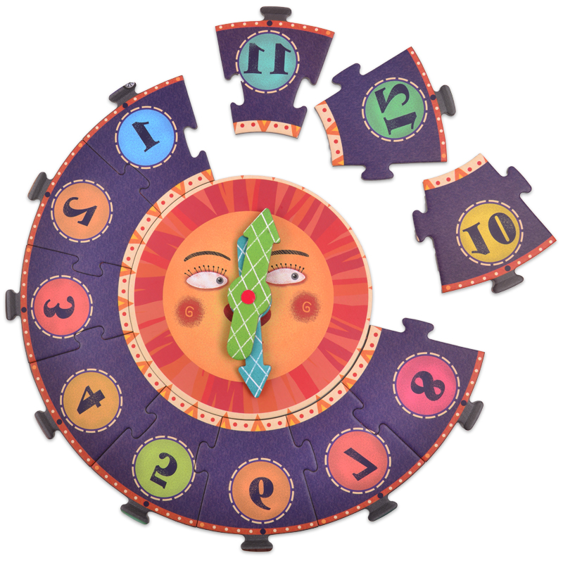PUZZLE MIDEER REDONDO MI VIAJE EN EL TIEMPO 25PCS - 2