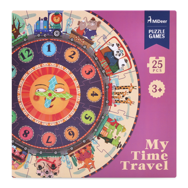 PUZZLE MIDEER REDONDO MI VIAJE EN EL TIEMPO 25PCS - 4
