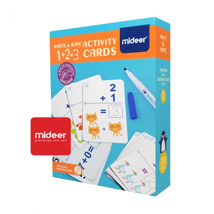 TARJETA SUMAS MIDEER ESCRIBIR Y BORRAR - 3