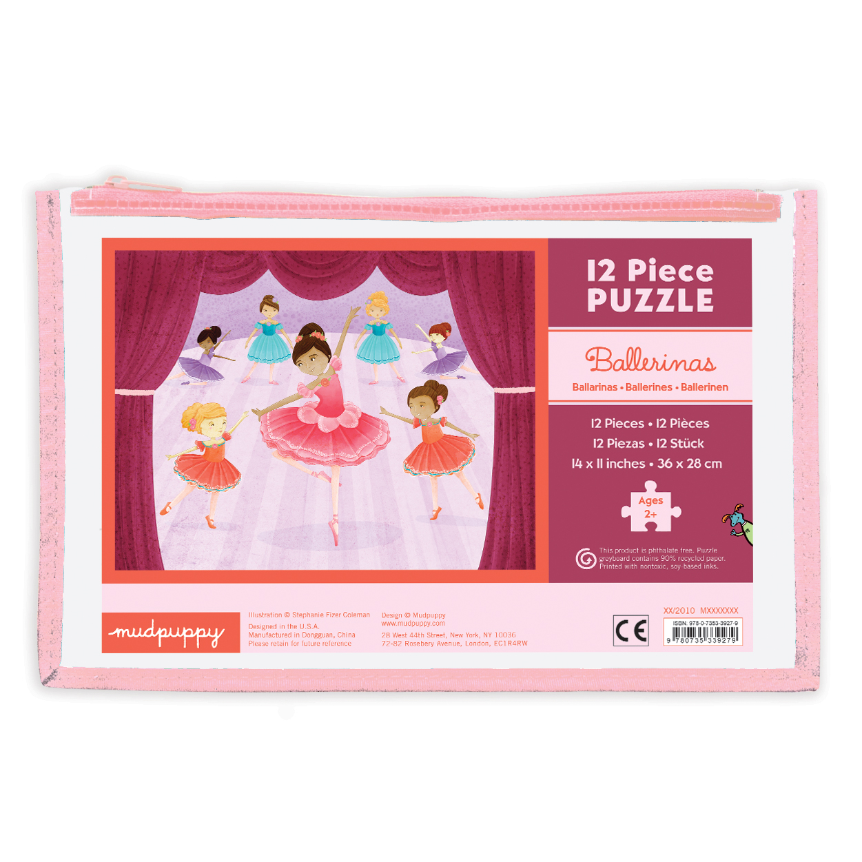 PUZZLE MUDPUPPY 12PCS EN ESTUCHE BAILARINAS - 2
