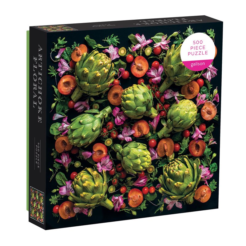 PUZZLE GALISON 500PCS ALCACHOFA FLORAL - 3
