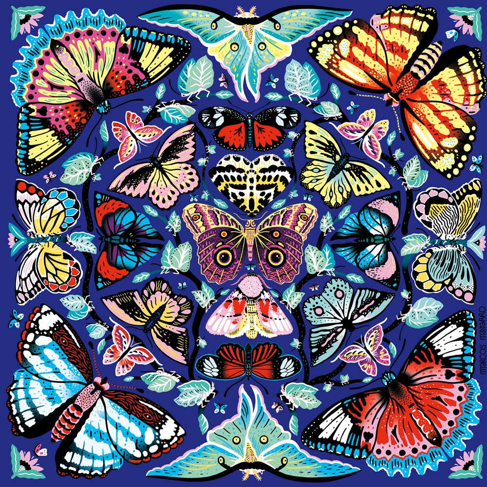 PUZZLE MUDPUPPY 500PCS MARIPOSAS - 1