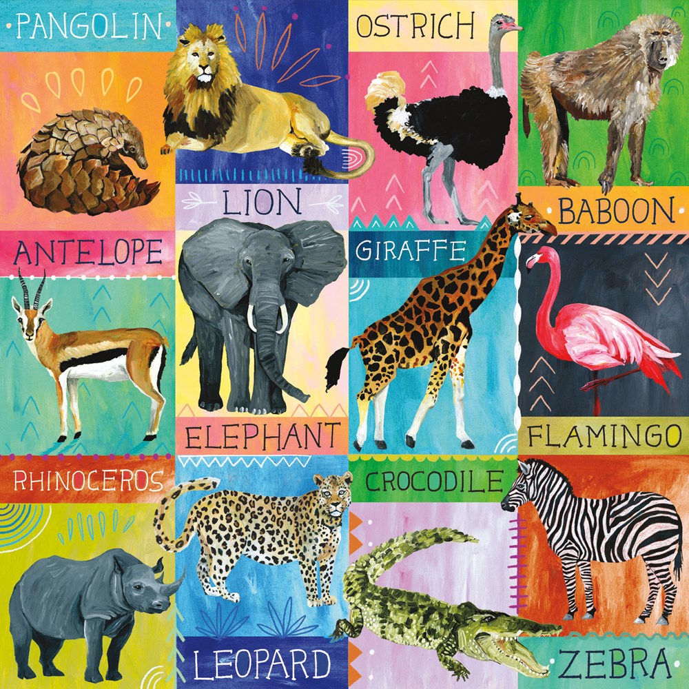 PUZZLE MUDPUPPY 500PCS SAFARI PINTADO - 1