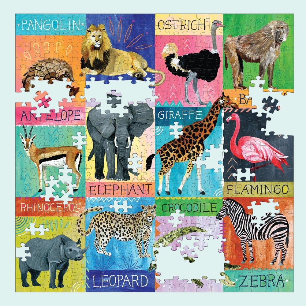 PUZZLE MUDPUPPY 500PCS SAFARI PINTADO - 3