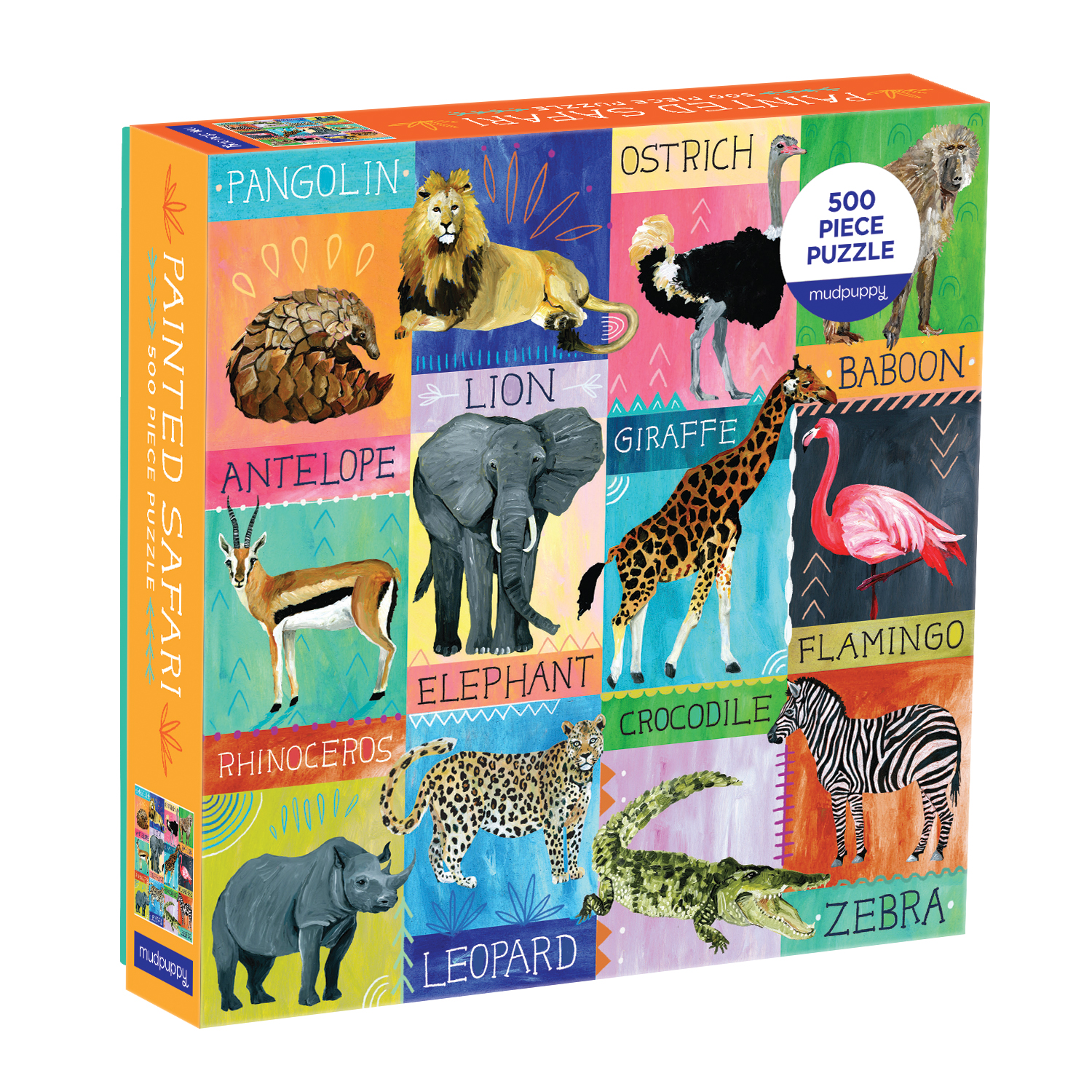 PUZZLE MUDPUPPY 500PCS SAFARI PINTADO - 4