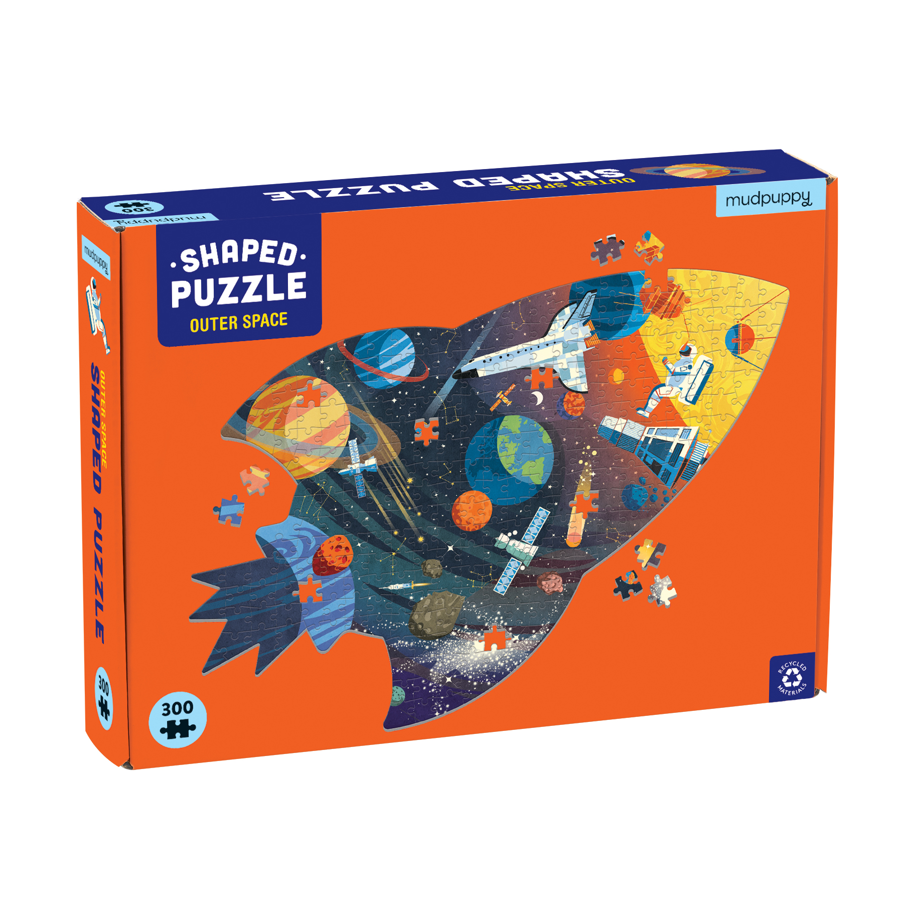 PUZZLE MUDPUPPY 300PCS CON FORMA ESPACIO EXTERIOR - 2