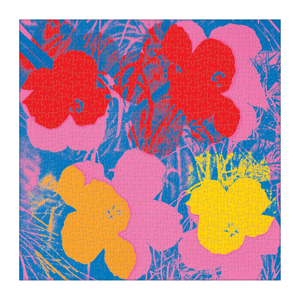 PUZZLE GALISON 500PCS FLORES DE ANDY WARHOL - 1