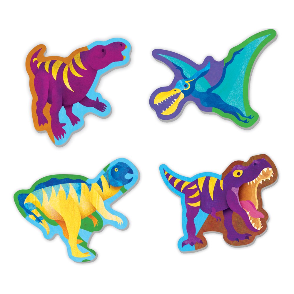 PUZZLE MUDPUPPY 80PCS GEOGRAFIA DINOSAURIOS - 2