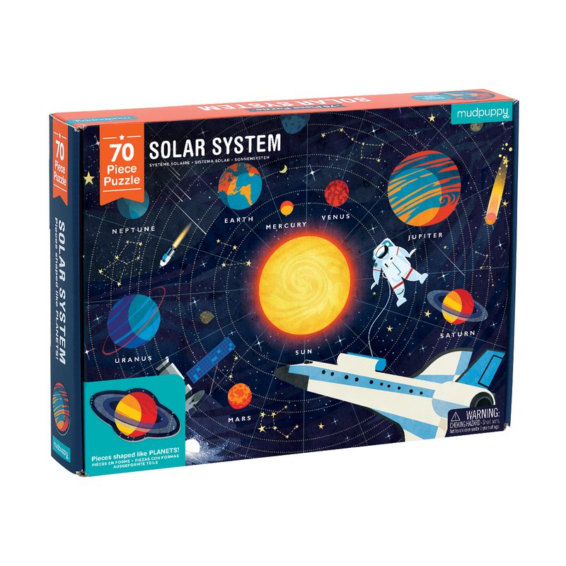 PUZZLE MUDPUPPY 70PCS GEOGRAFIA SISTEMA SOLAR - 3