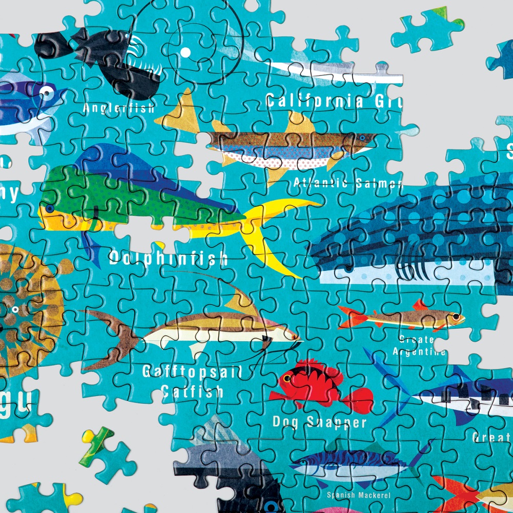 PUZZLE MUDPUPPY 1000PCS VIDA DEL OCEANO - 2