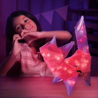 ROMPECABEZAS CON ILUMINACION 3D CREATTO MULTICOLOR MEDIANO GATO - 1