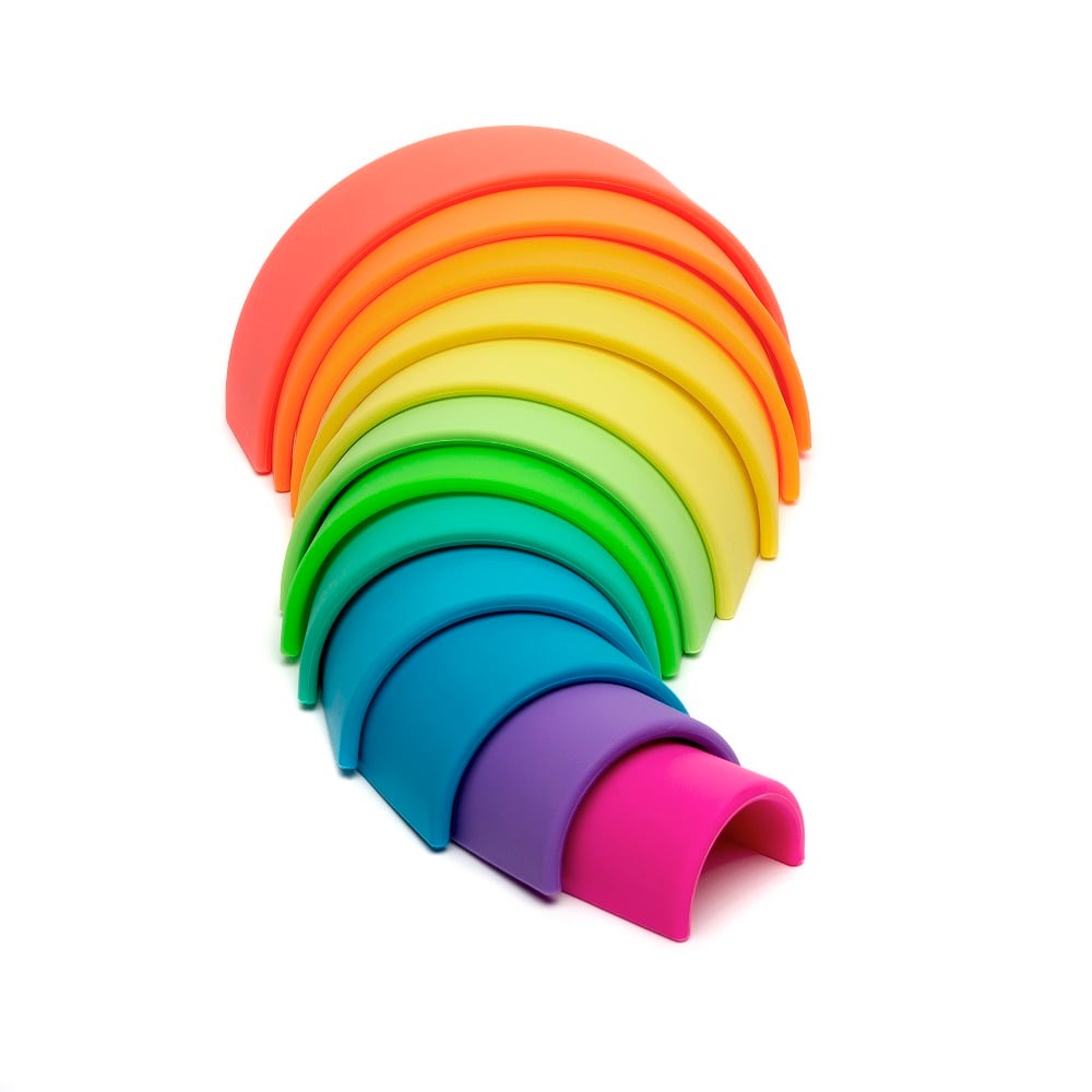 JUGUETE DENA ARCOIRIS DE COLORES 12PCS - 1