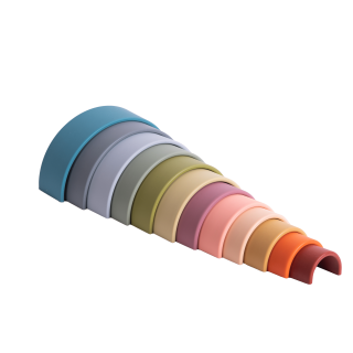 JUEGO INTERACTIVO DENA ARCOIRIS NATURE 12PCS MULTICOLOR - 1