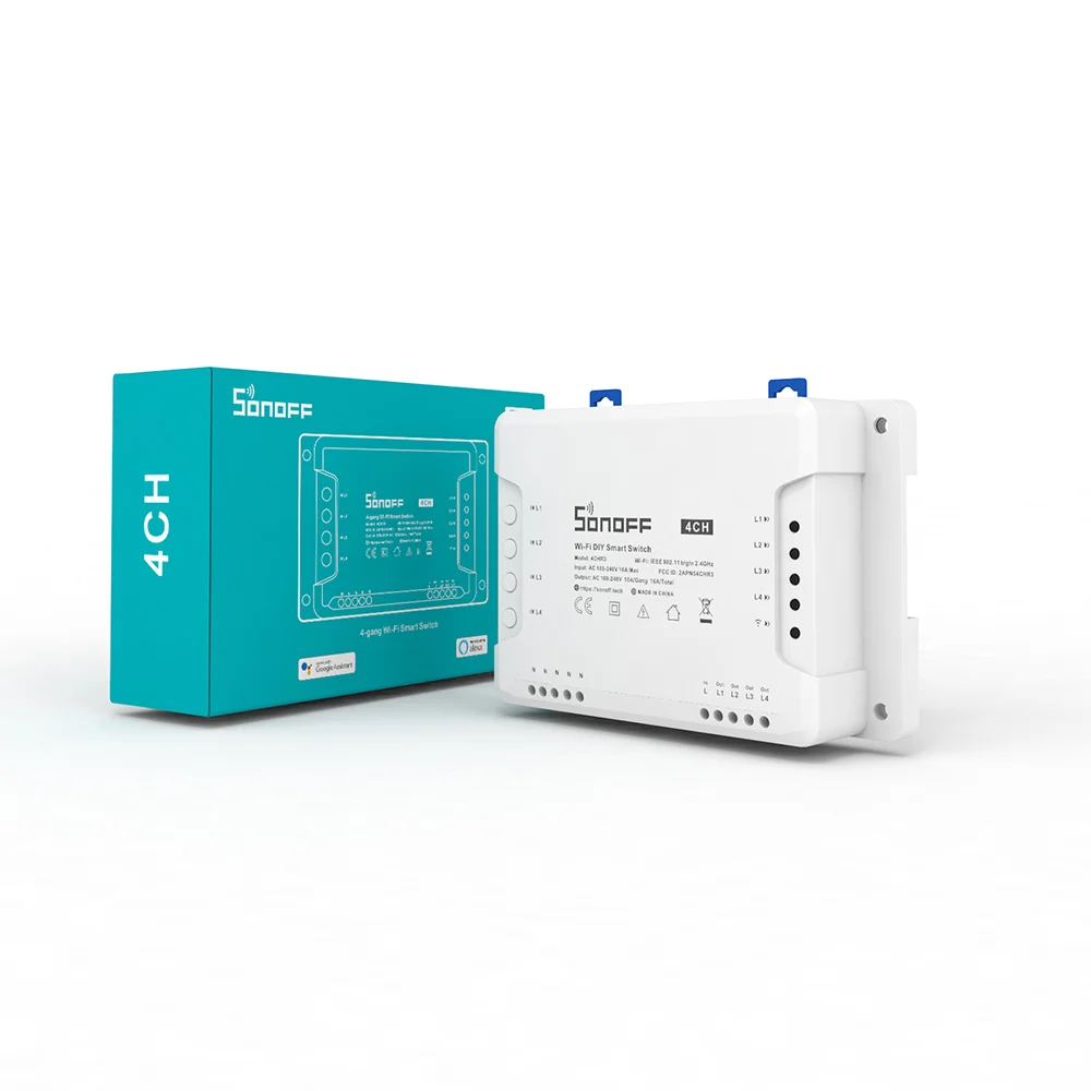 INTERRUPTOR DIY SONOFF 4 CANALES R3 - 2