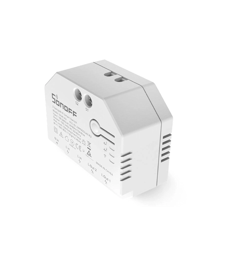 INTERRUPTOR SONOFF DUALR3 DE 2 CANALES Y MEDICION DE ENERGIA - 3