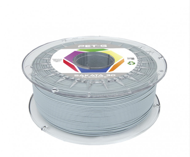 FILAMENTO PETG COLOR GRIS 1.75MM 1KG - 2