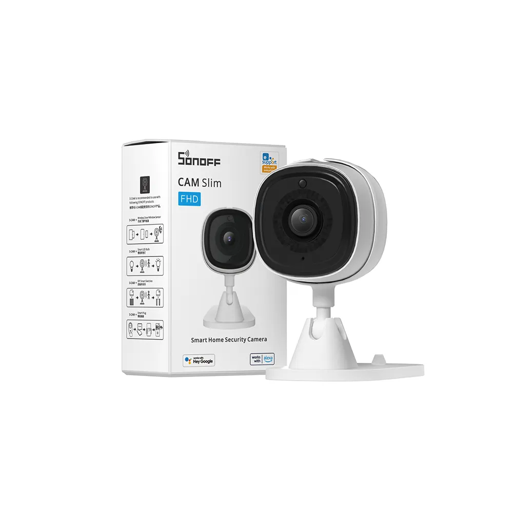 CÁMARA DE SEGURIDAD SONOFF WIFI FULL HD CAM SLIM - 1