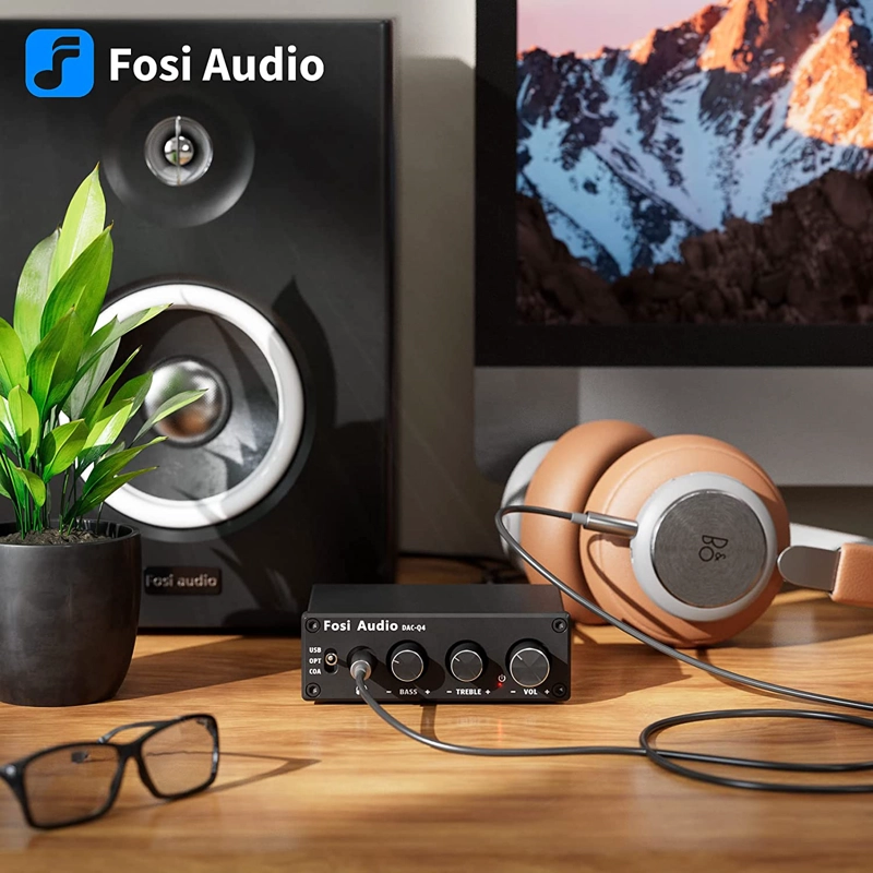AMPLIFICADOR DE AUDIFONOS - FOSI AUDIO Q4 - 5